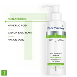 Pharmaceris Ansigtspleje<Puri-Sebogel Deep Cleansing Face Gel