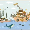 ViSSEVASSE Spil Og Puslespil<Puslespil 'Noah's Ark'