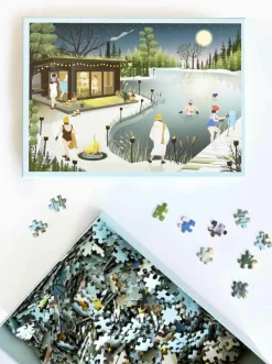 ViSSEVASSE Spil Og Puslespil<Puslespil 'Sauna By The Lake'