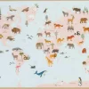ViSSEVASSE Spil Og Puslespil<Puslespil 'World Map Animal'