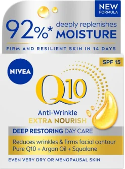 NIVEA Anti-Age<Q10 Extra Nourish Day Cream SPF 15