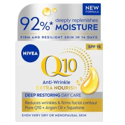 NIVEA Anti-Age<Q10 Extra Nourish Day Cream SPF 15