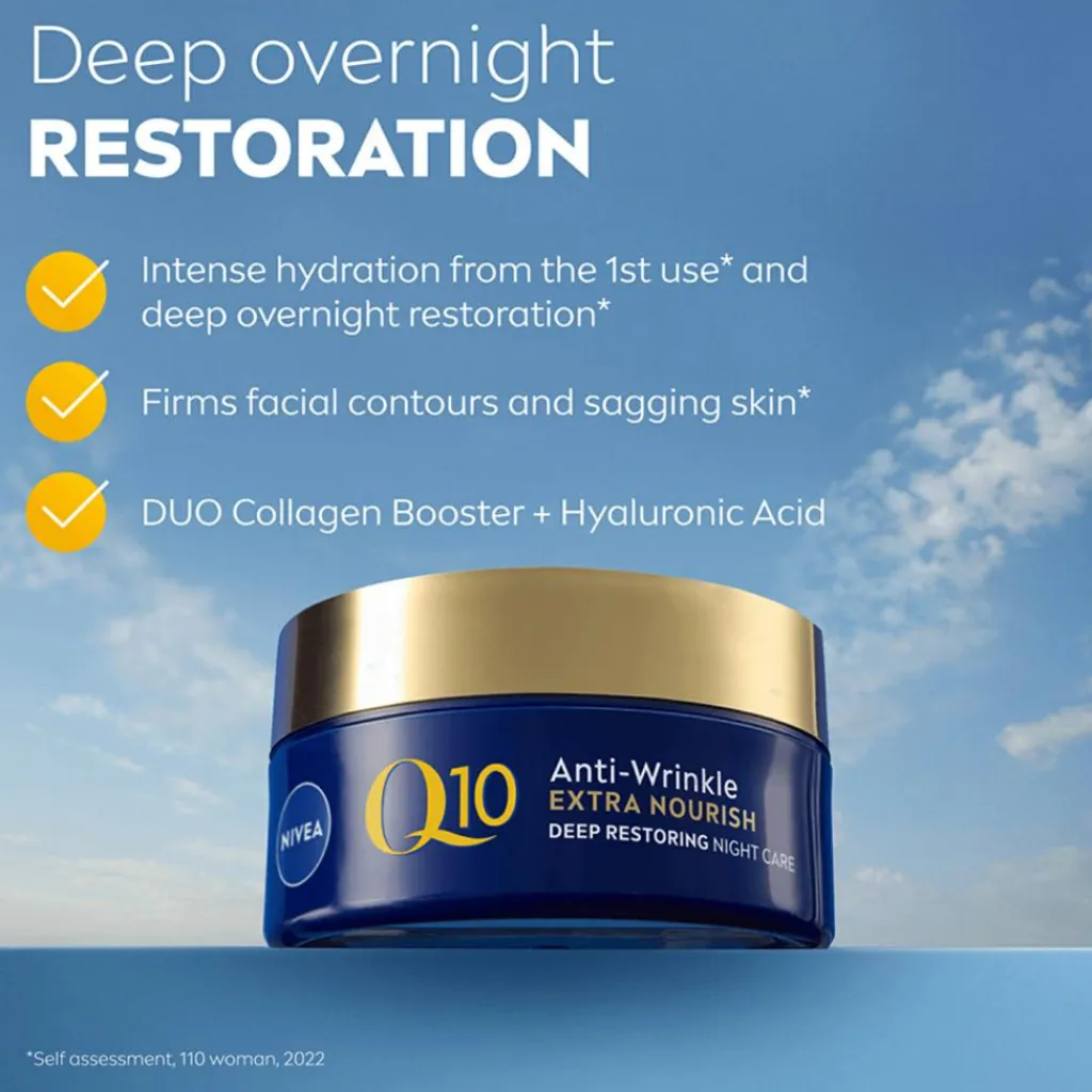 NIVEA Anti-Age|Natcreme>Q10 Extra Nourish Night Cream