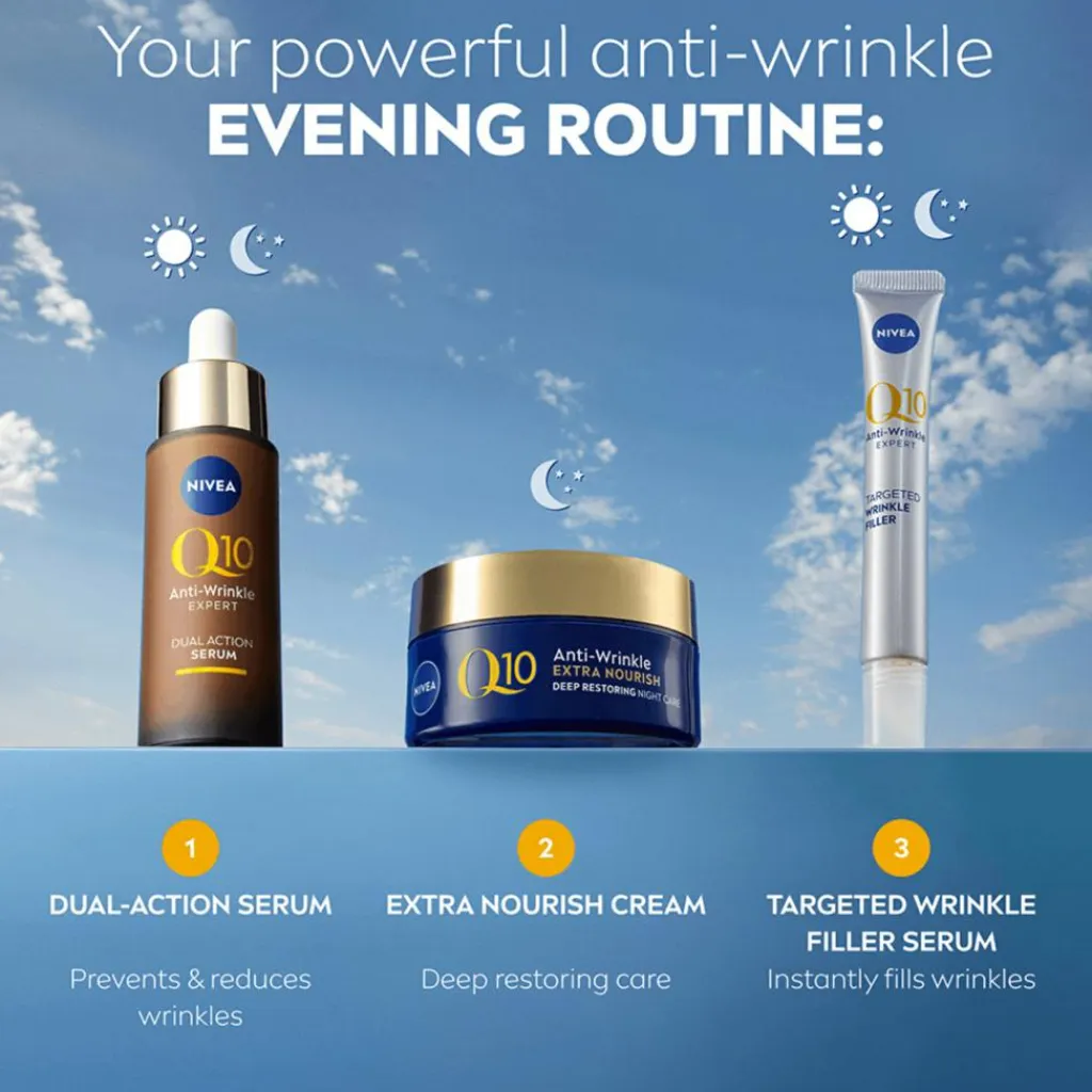 NIVEA Anti-Age|Natcreme>Q10 Extra Nourish Night Cream