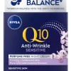 NIVEA Q10 Night Care Sensitive< Anti-Age|Natcreme