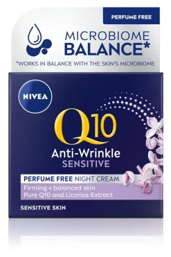 NIVEA Q10 Night Care Sensitive< Anti-Age|Natcreme