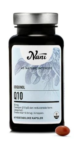 Nani Q10 Ubiquinol Vegetabilsk< Ingredienser