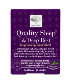 New Nordic Kosttilskud Til Søvn|Søvn<Quality Sleep & Deep Rest