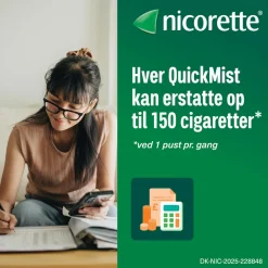 Nicorette® QuickMist Cool Berry 1 mg/spray, mundhulespray, opløsning< Nikotinspray|Rygestop
