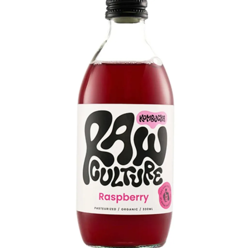 Raw Culture Plante- & Urtedrikke>Raspberry Kombucha Ø