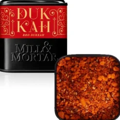 Mill & Mortar Rød Dukkah Mandler m. sød, røget paprika Ø< Krydderier