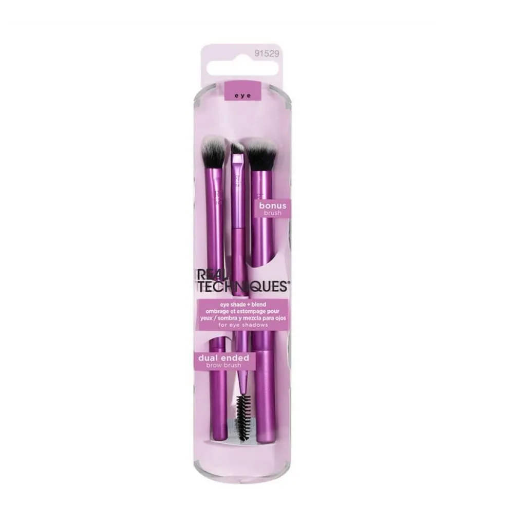 Real Techniques Makeupbørstesæt>Eyeshade + Blend Børster