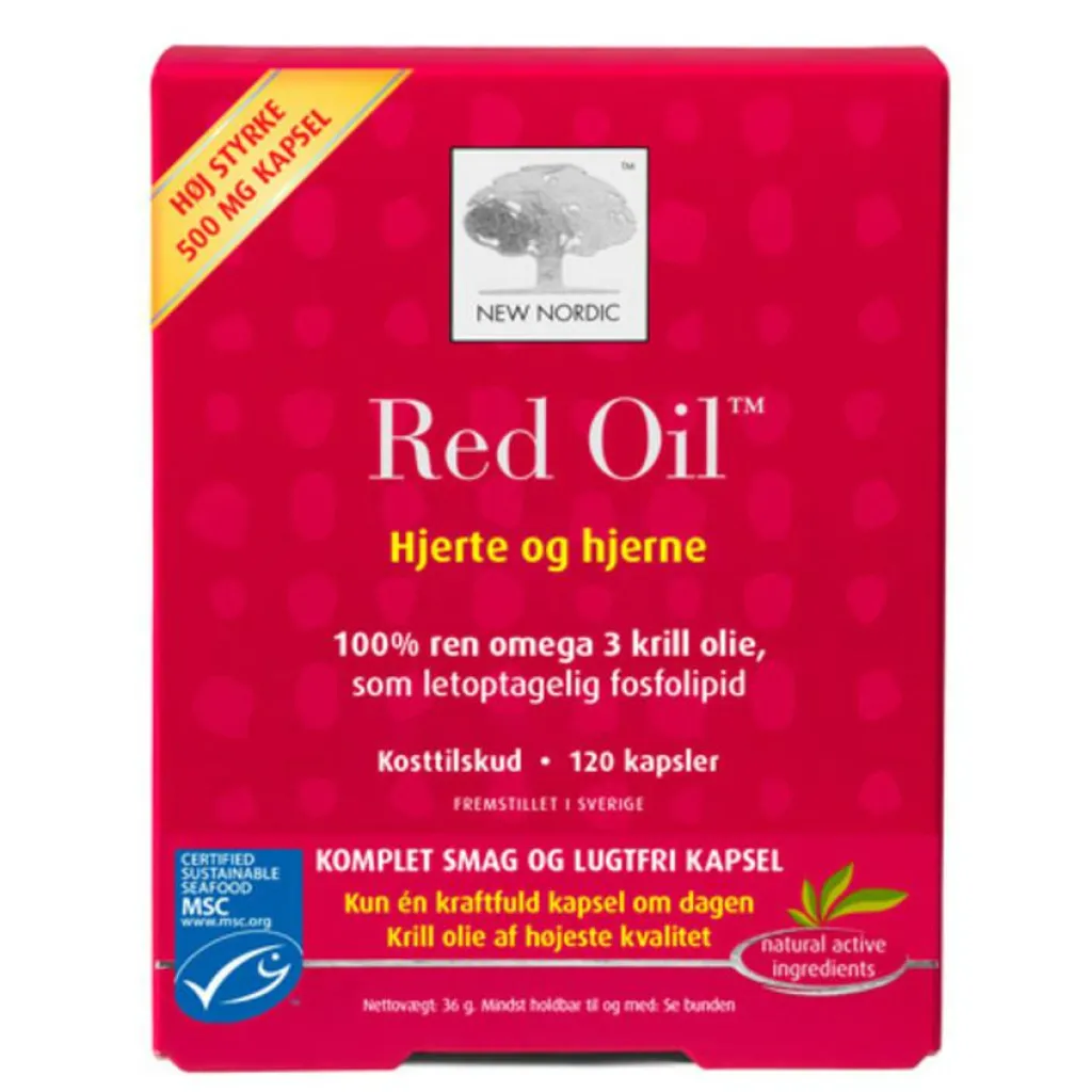 New Nordic Red Oil omega 3 - Krill Olie< Hjerte & Kredsløb