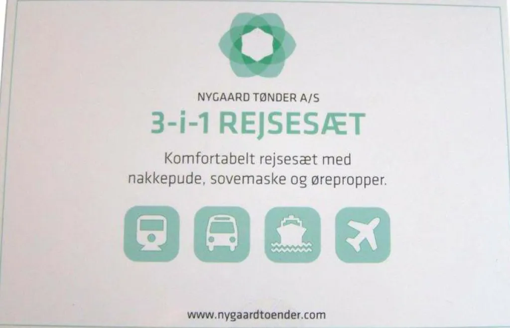 Nygaard Ørepropper|Sovemasker<Rejsesæt 3-i-1