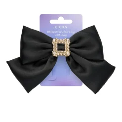 KICKS Beauty Hårpynt>Rhinestone Hair Clip With Bow