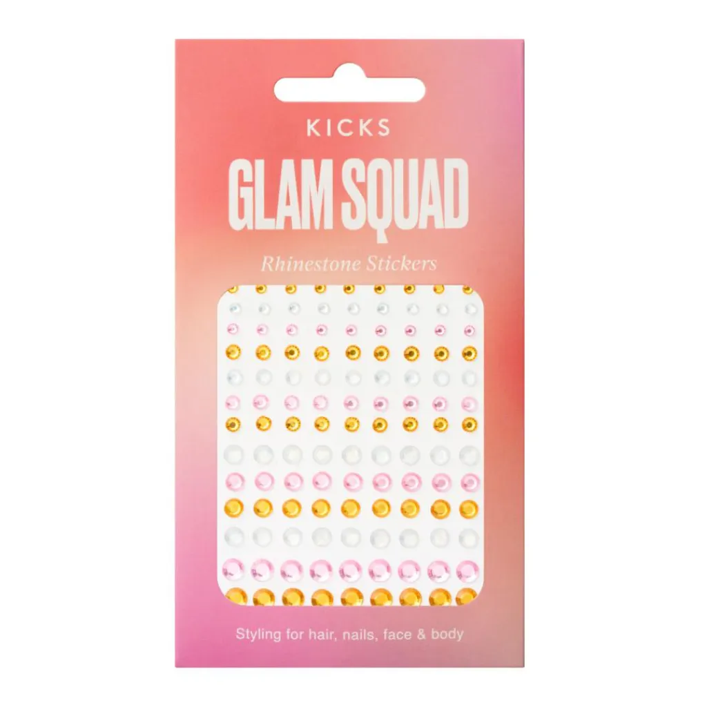 KICKS Beauty Rhinestone Stickers< Nail Art