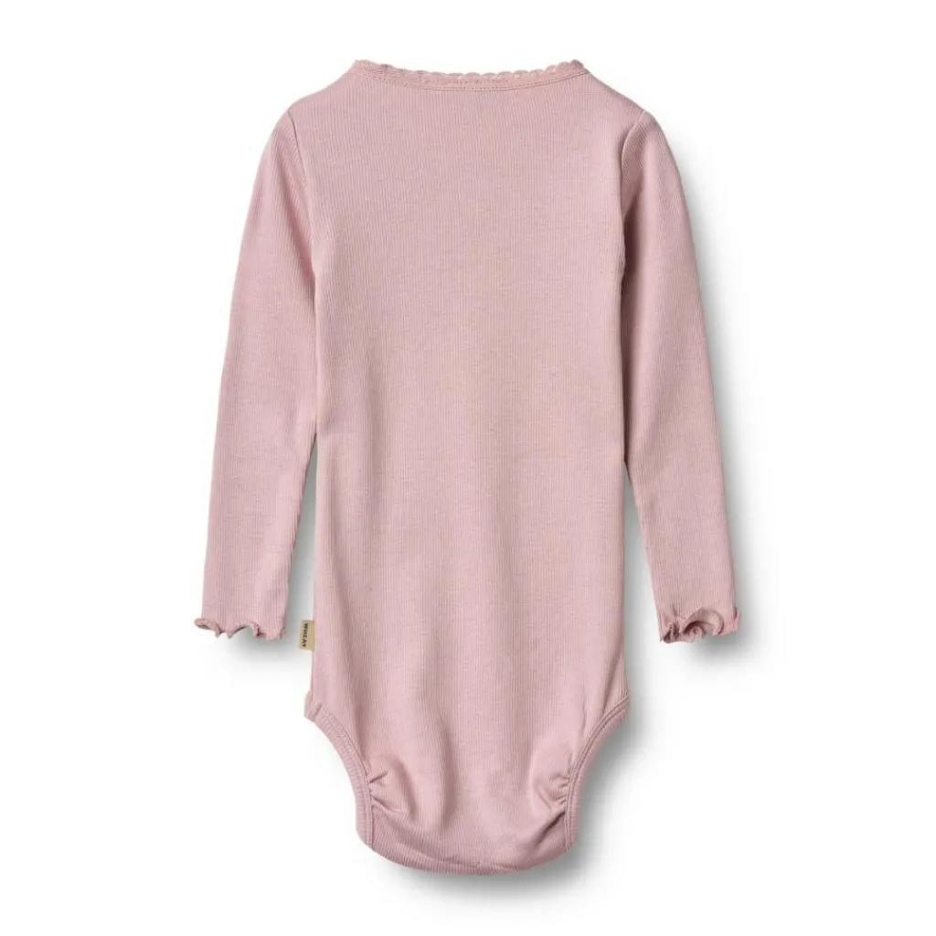 WHEAT Rib Body Long Sleeve Lotta<Børn Børnetøj