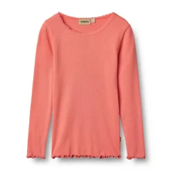 WHEAT Børnetøj<Rib T-Shirt Long Sleeve Reese