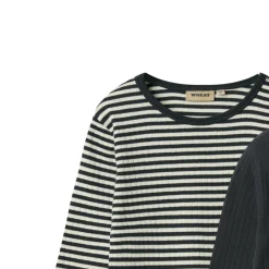 WHEAT Rib T-Shirt Long Sleeve Stig 2-pak<Børn Børnetøj