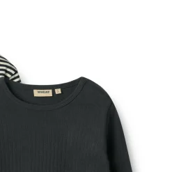 WHEAT Rib T-Shirt Long Sleeve Stig 2-pak<Børn Børnetøj