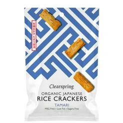 Clearspring Chips & Kiks|Brød, Kiks & Kager>Rice cracker Tamari Ø