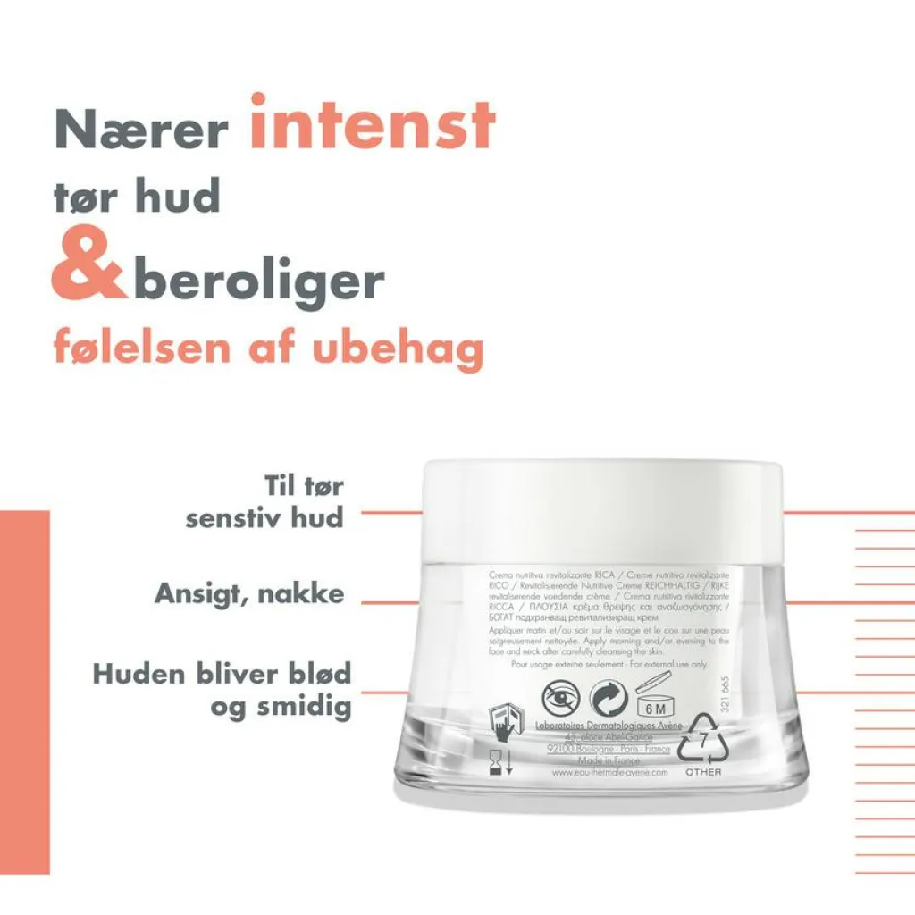 Avène Ansigtspleje>Rich Revitalizing Nourishing Cream