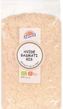 Rømer Pasta, Ris & Bælgfrugter>Ris hvide basmati Ø