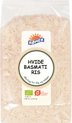 Rømer Ris hvide basmati Ø< Pasta, Ris & Bælgfrugter