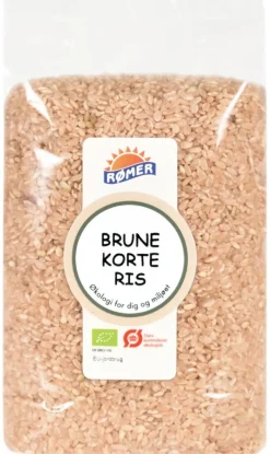 Rømer Pasta, Ris & Bælgfrugter>Ris korte brune Ø