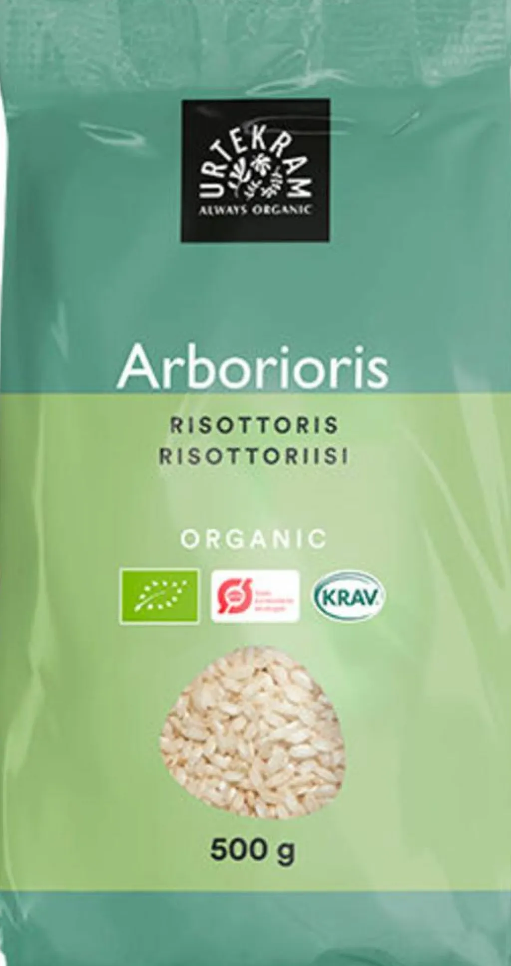 Urtekram Pasta, Ris & Bælgfrugter<Risotto ris Arborio Ø
