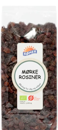 Rømer Tørret Frugt & Nødder>Rosiner mørke Ø