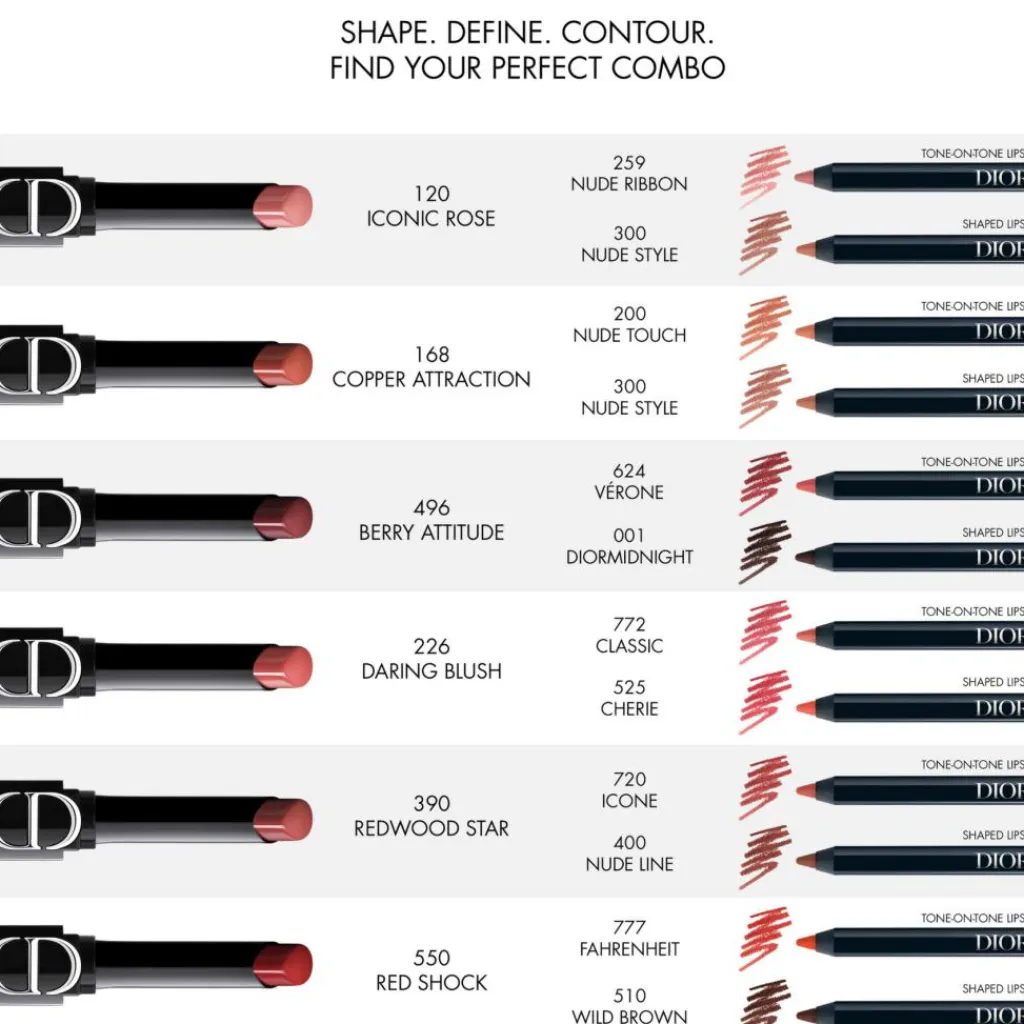 DIOR Læbestift<Rouge On Stage Ultra Longwear Lipstick with a Shine Finish
