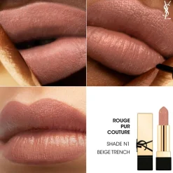 Yves Saint Laurent Rouge Pur Couture Pure Color-In-Care Satin Lipstick< Læbestift