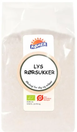 Rømer Sukker & Sødemidler>Rørsukker lys fin Ø