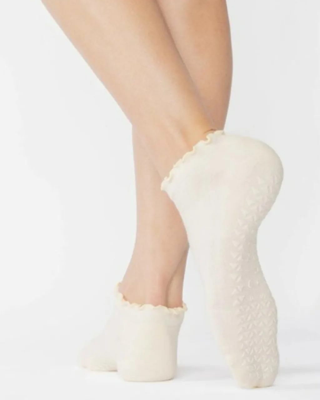 Pointe Studio Træningssokker>Ruffle Grip Full Foot