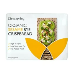 Clearspring Brød, Kiks & Kager>Rugknækbrød m. Sesam Ø
