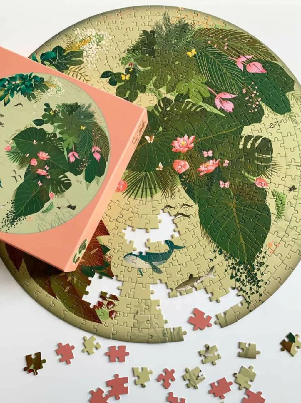 ViSSEVASSE Spil Og Puslespil>Rundt Puslespil 'I Love Mother Earth'