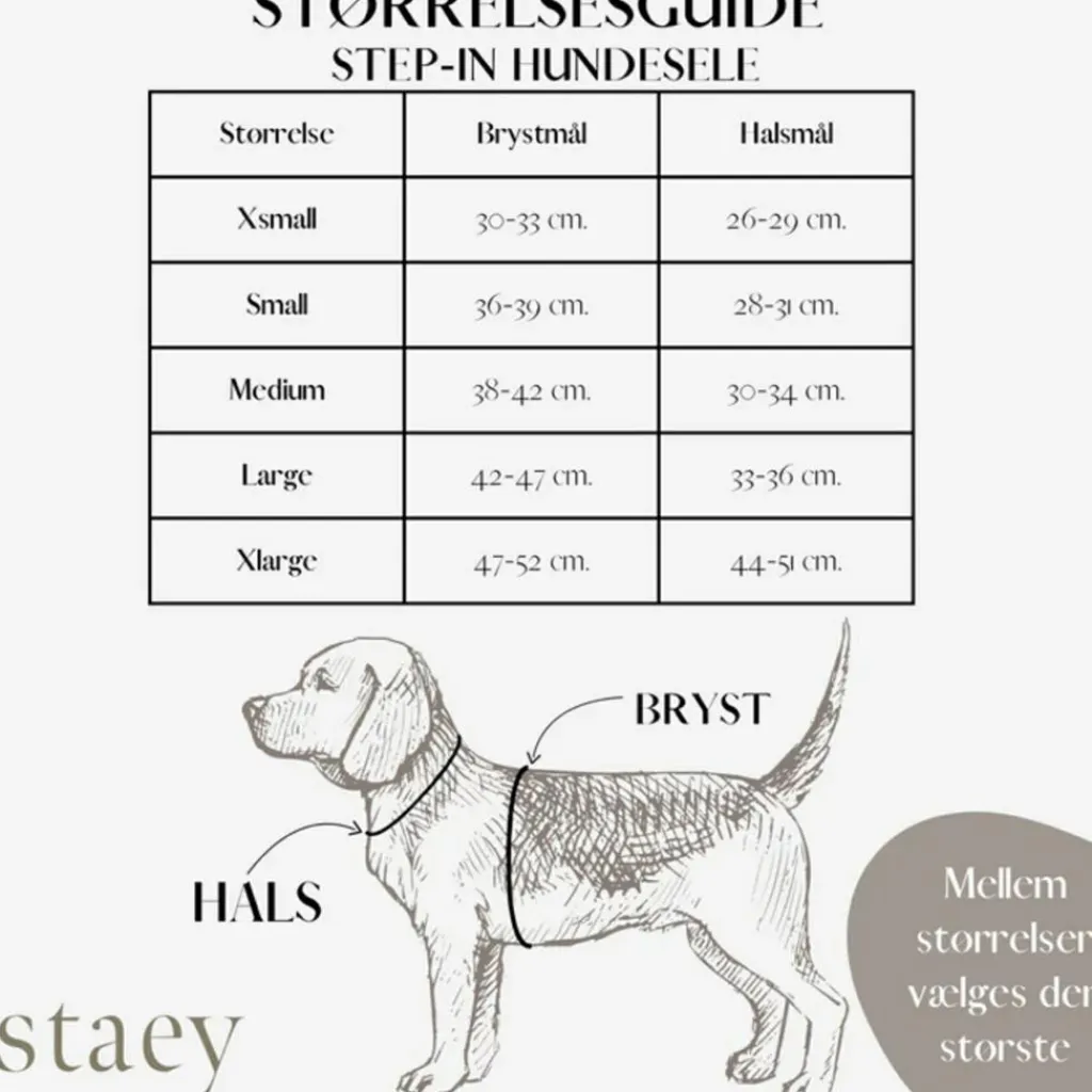 Staey Saga Step-in Harness< Halsbånd & Seler