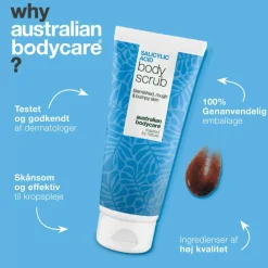 Australian Bodycare Salicylic acid Body scrub< Scrub & Exfoliering