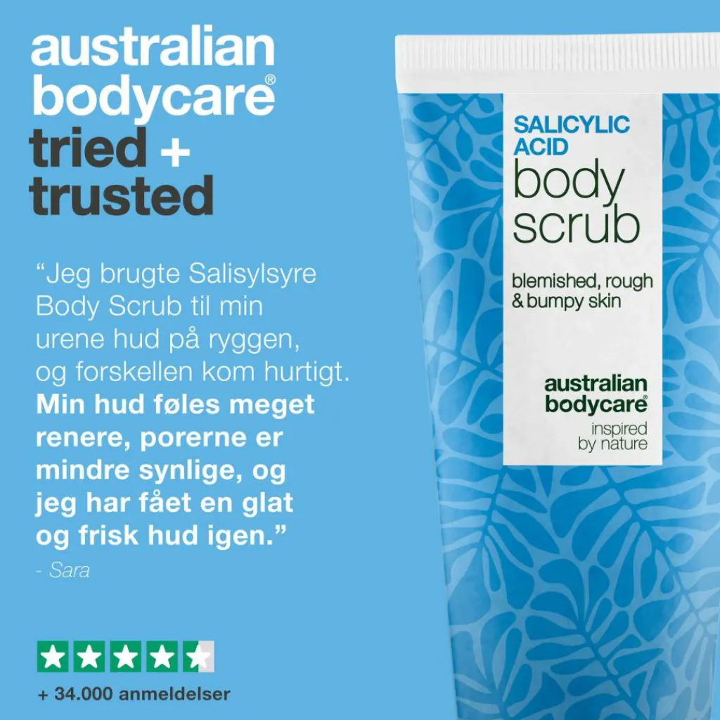 Australian Bodycare Salicylic acid Body scrub< Scrub & Exfoliering