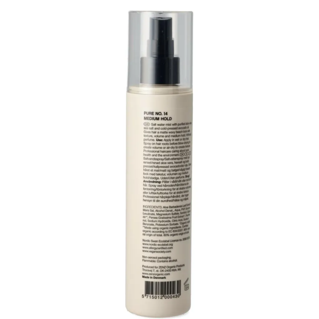 ZENZ Salt Water Spray Pure No. 14< Saltvandsspray