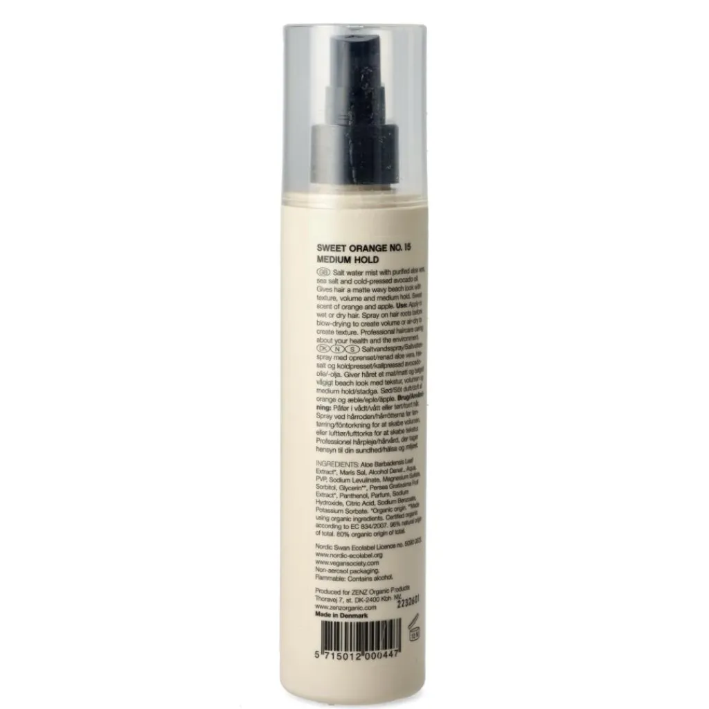 ZENZ Salt Water Spray Sweet Orange No. 15< Saltvandsspray