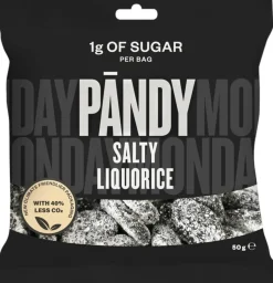 Pandy Lakrids & Vingummi<Salty Liquorice Sukkerfri