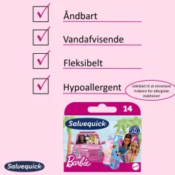 Salvequick Børneplastre|Sårplastre>Barbie plaster
