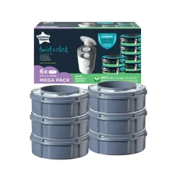 Tommee Tippee Sangenic Twist & Click Blee Poser<Børn Pusletid