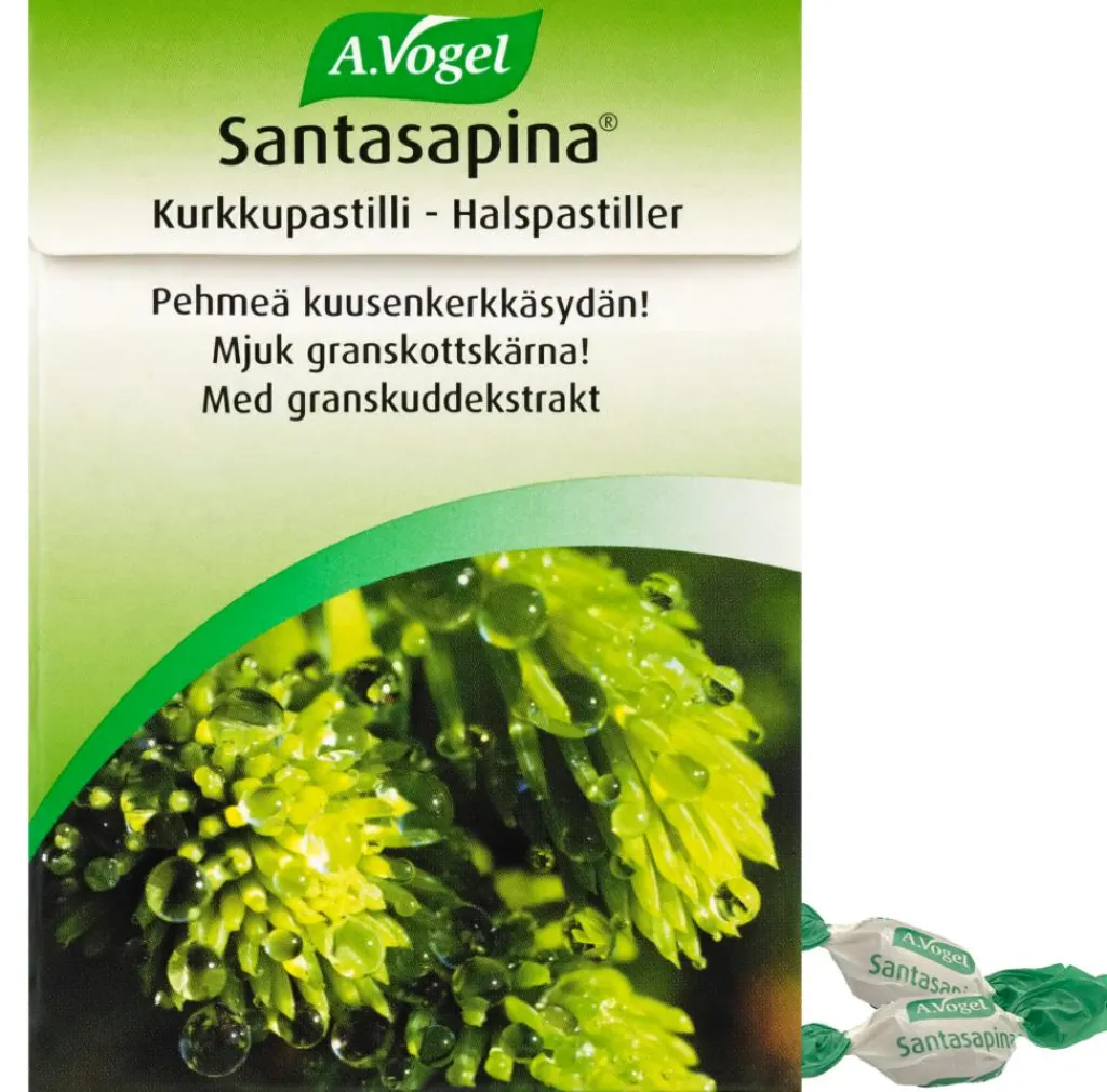 A.Vogel Bolsjer & Pastiller<Santasapina halspastiller