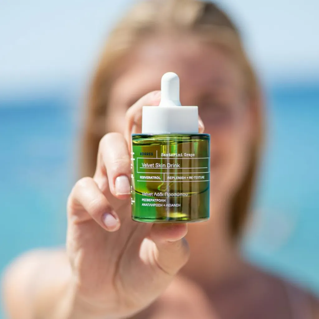 Korres Ansigtsolie<Santorini Grape Velvet Skin Drink Face Oil