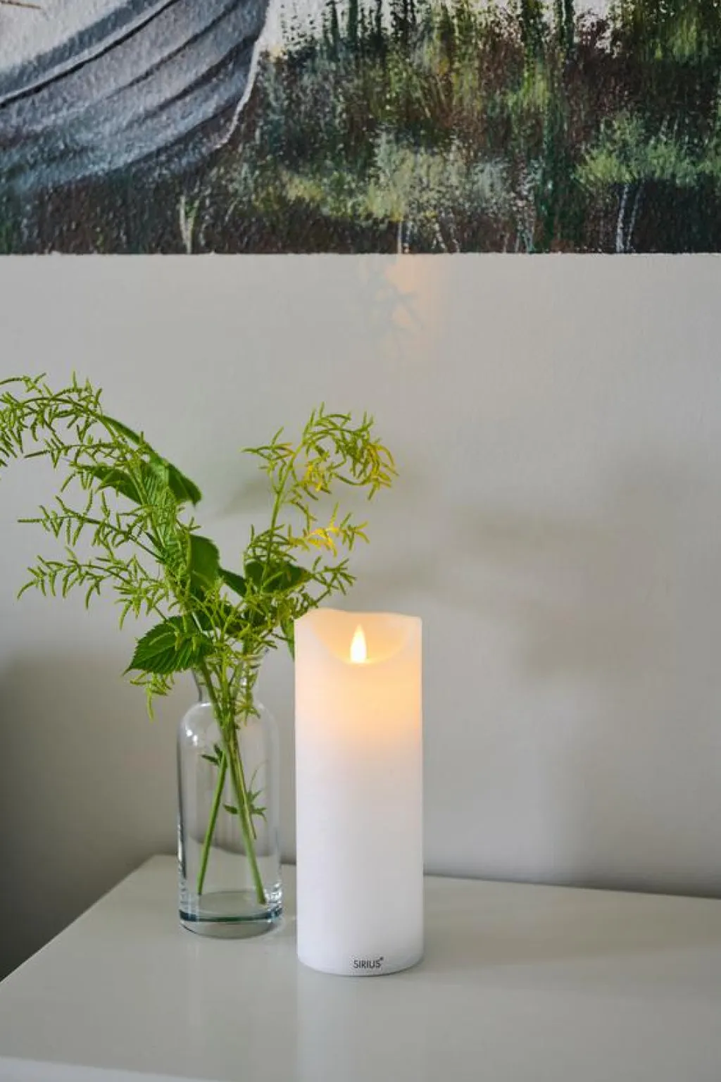 Sirius Lys & Lamper>Sara Genopladelig LED Vokslys