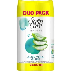 Gillette Barberskum & Gel<Satin Care Shaving Gel Aloe Vera