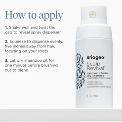 Briogeo Tørshampoo<Scalp Revival Char + Biotin Dry Shampoo